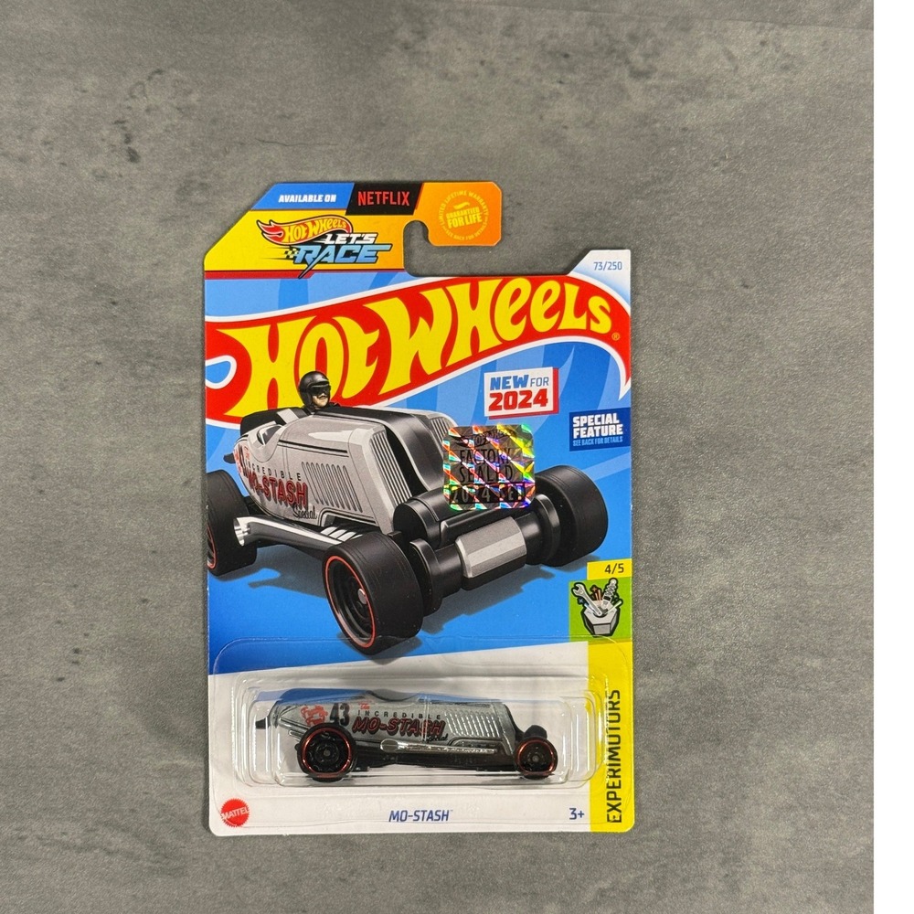 Hot Wheels Toy Vehicle Unisex Mo-Stash Silver Experimotors 73/250 NEW